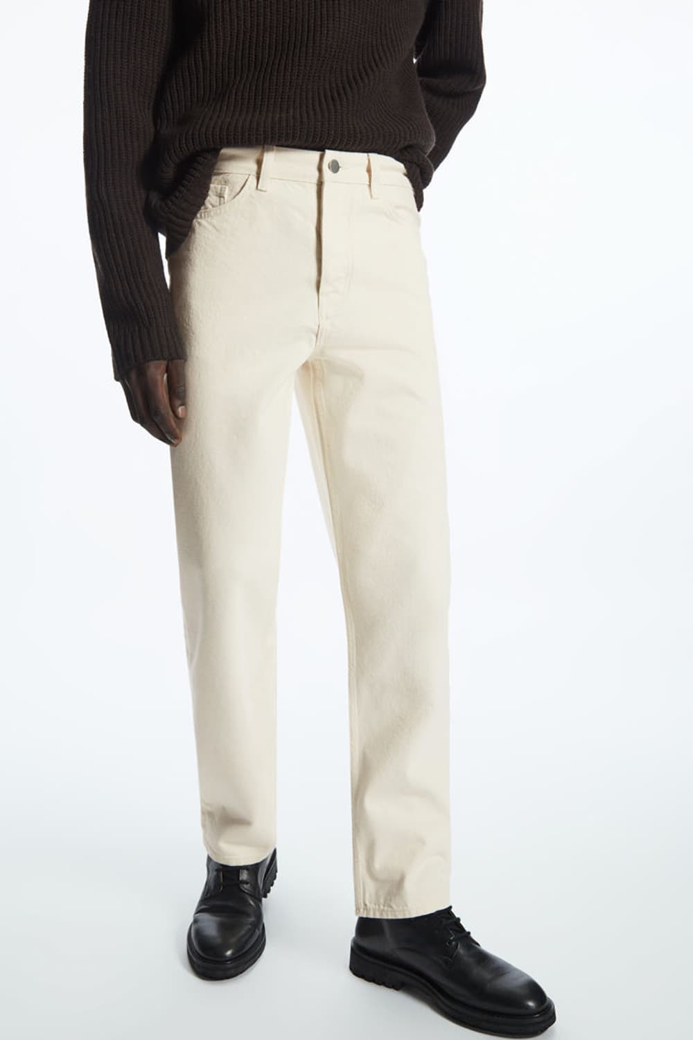 코스 스트레이트 진 아이보리 29 상품이미지3