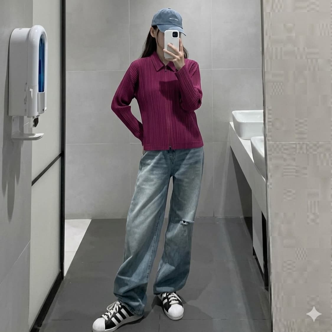 (정품) PLEATS PLEASE(플리츠플리즈) 집업 가디건 상품이미지1