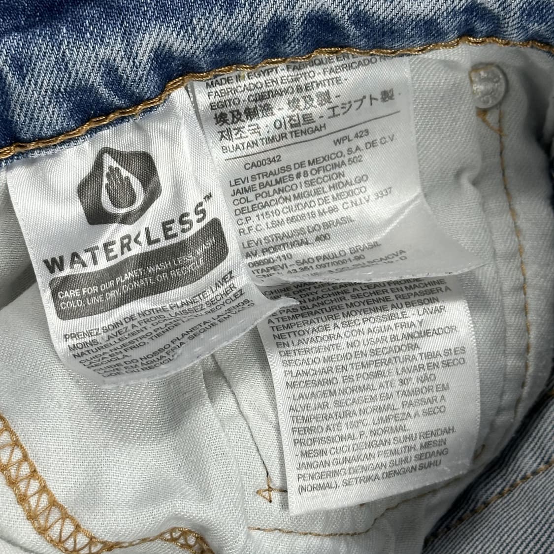 리바이스 511 오리지널 연청 데님 팬츠 (30인치) 상품이미지6