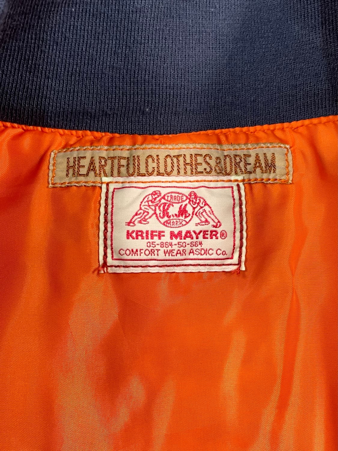 빈티지 패치 봄버 자켓 상품이미지5