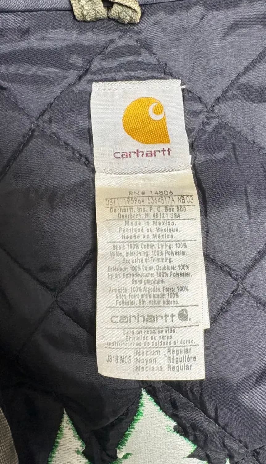 칼하트 supreme J318 워크자켓 상품이미지9