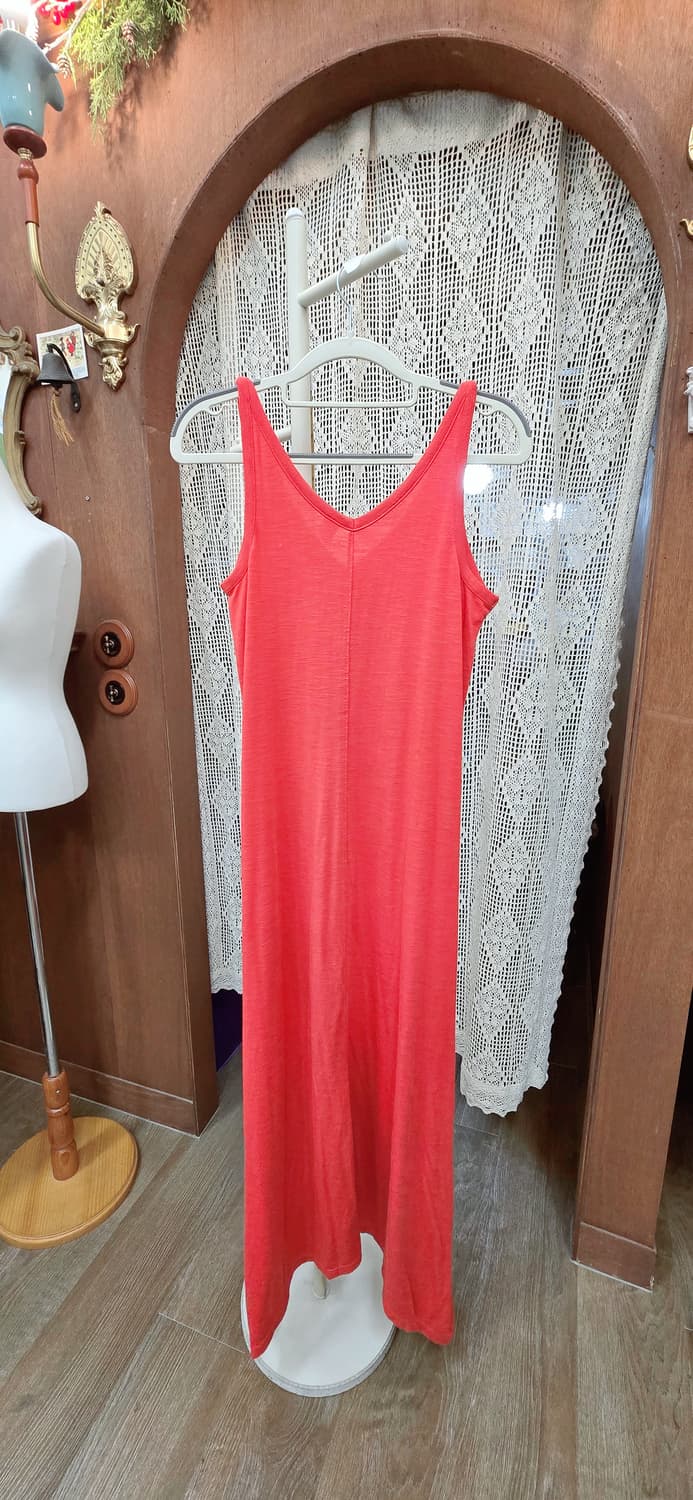 올드네이비 맥시 원피스 S/ 코랄 / 여름 바캉스 / 55~66 상품이미지3