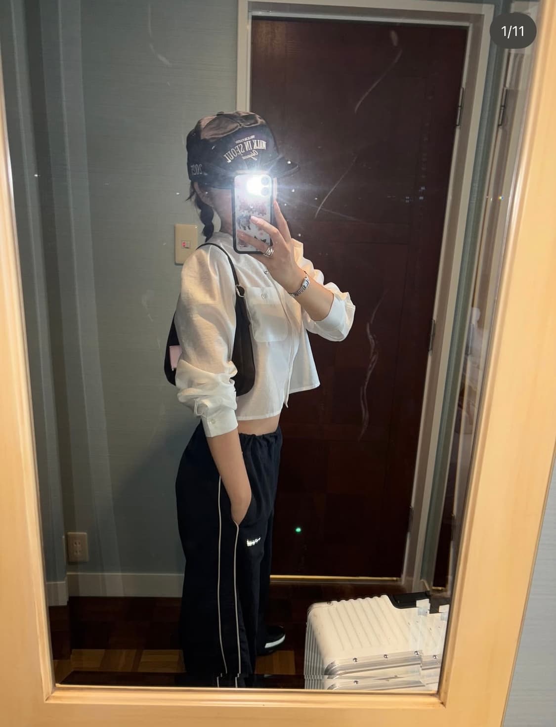 바이무드 rough track pants(네이비/s) 상품이미지1