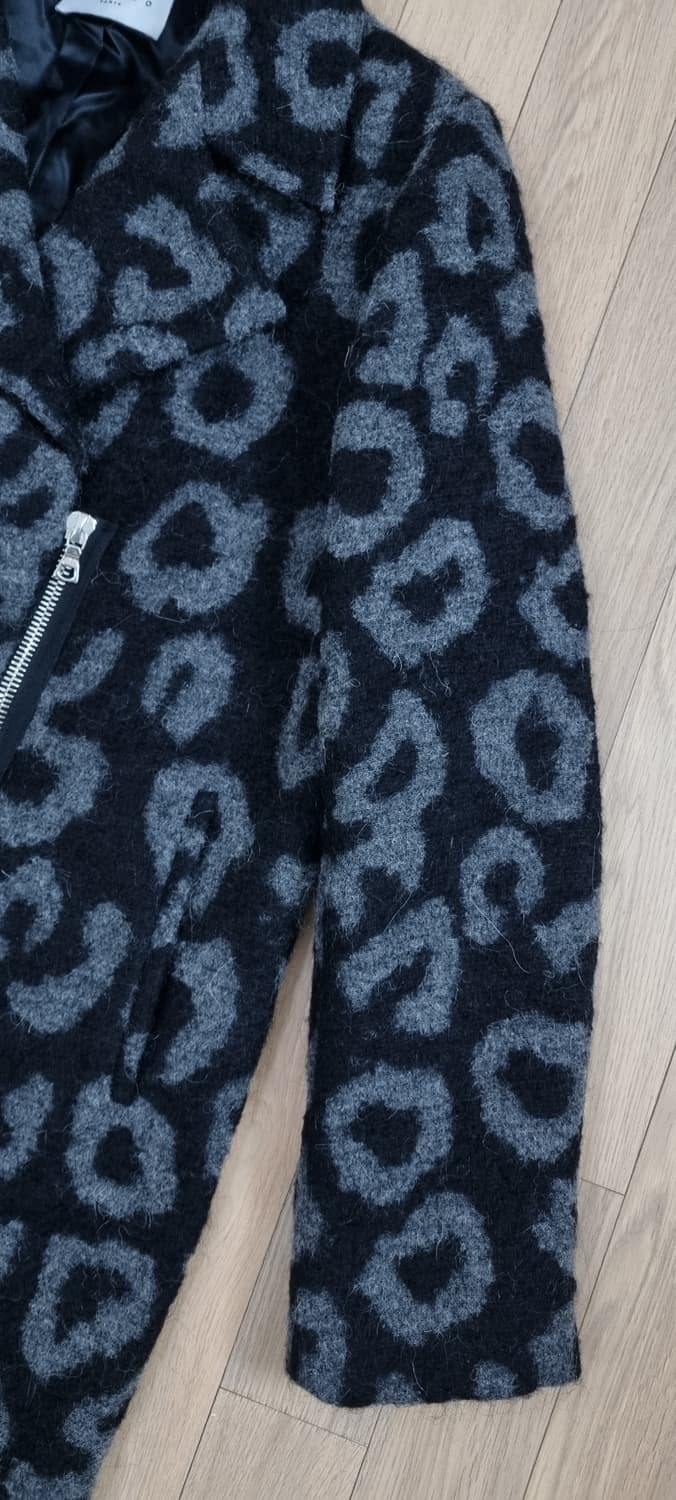 산드로 레오파드 울,모헤어 코트 M _ 여성 상품이미지5