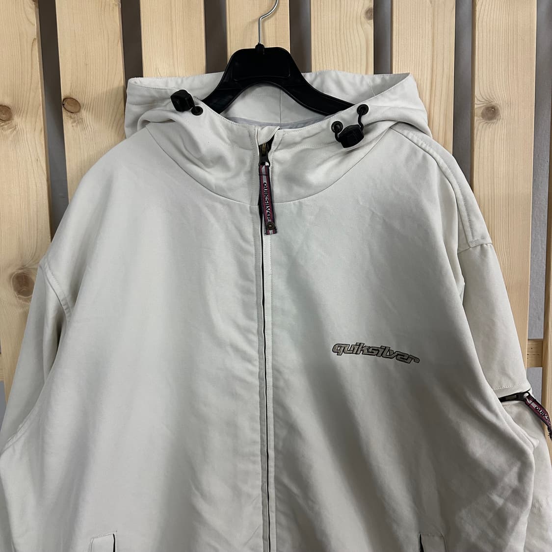 (XL) 퀵실버 빅로고 헤비 후드 자켓 상품이미지4