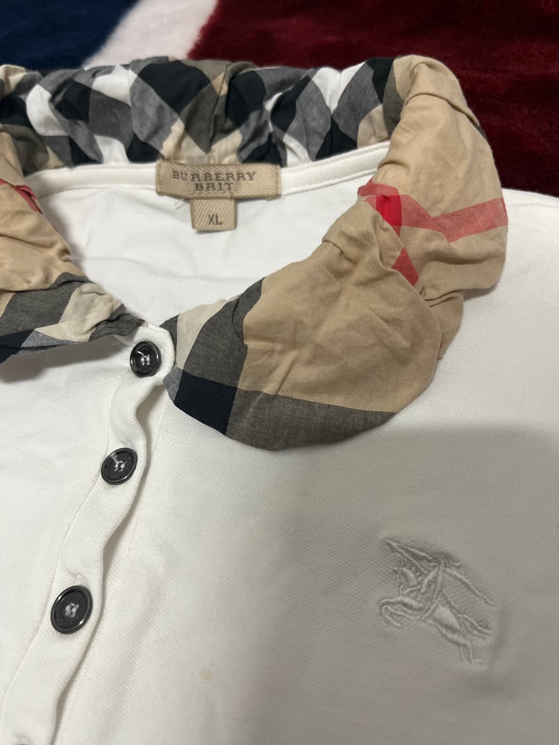 버버리 브리트 여성 카라티 XL 정품 상품이미지2