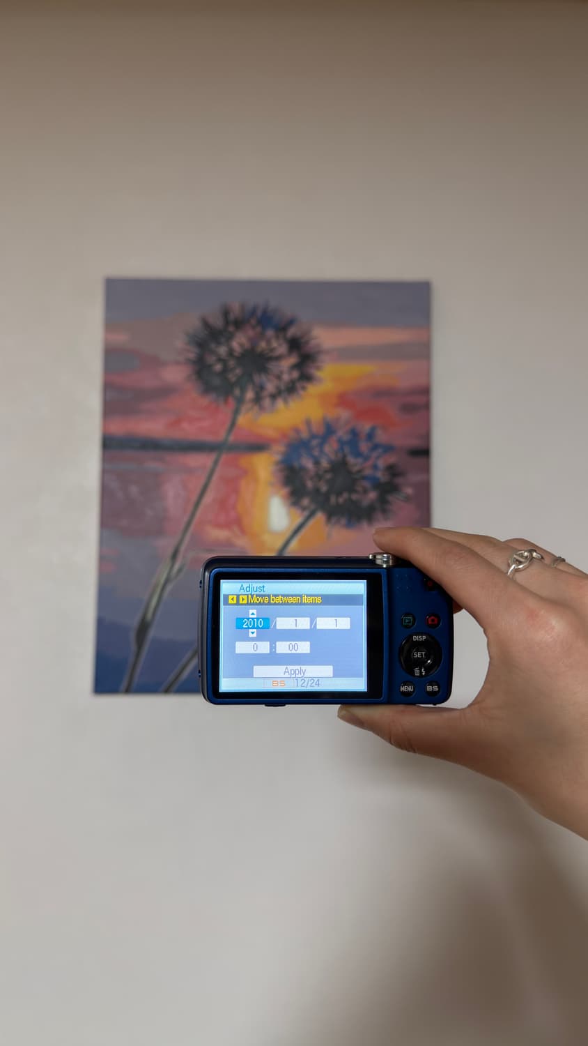 작례O) 카시오 엑슬림 ex-z550 블루 상품이미지5