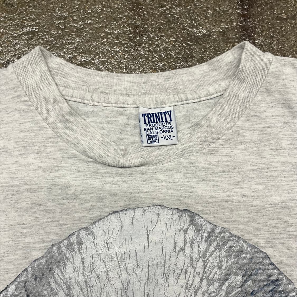 90s 이글 헤드 프린팅 티셔츠 (105-110) 상품이미지3