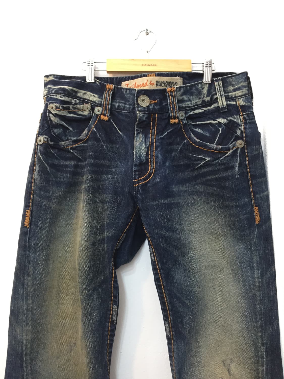 버커루 빈티지 워싱 부츠컷 데님 34 상품이미지5