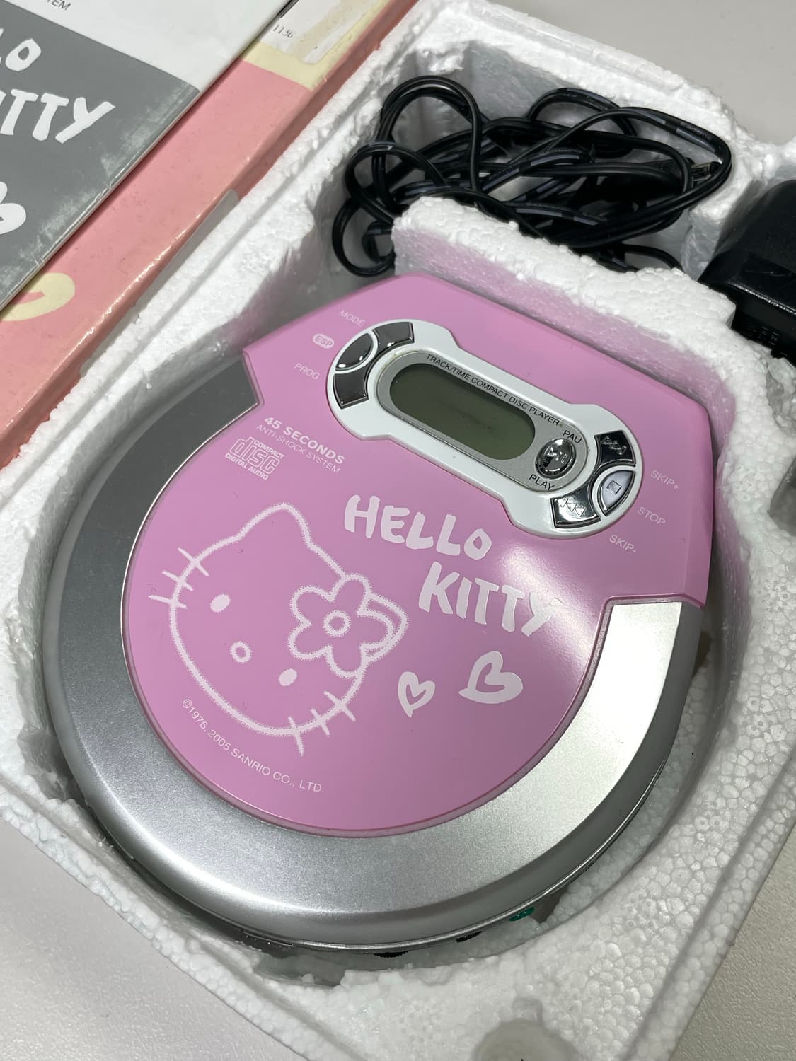 산리오 빈티지 헬로키티 CD 플레이어 풀박스 상품이미지2