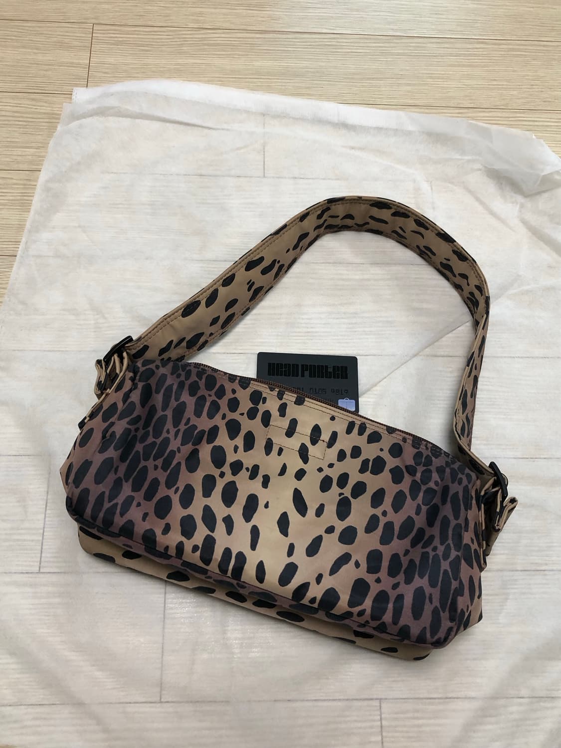 헤드포터 레오파드 사각 나일론 숄더백 핸드백 가방 상품이미지2
