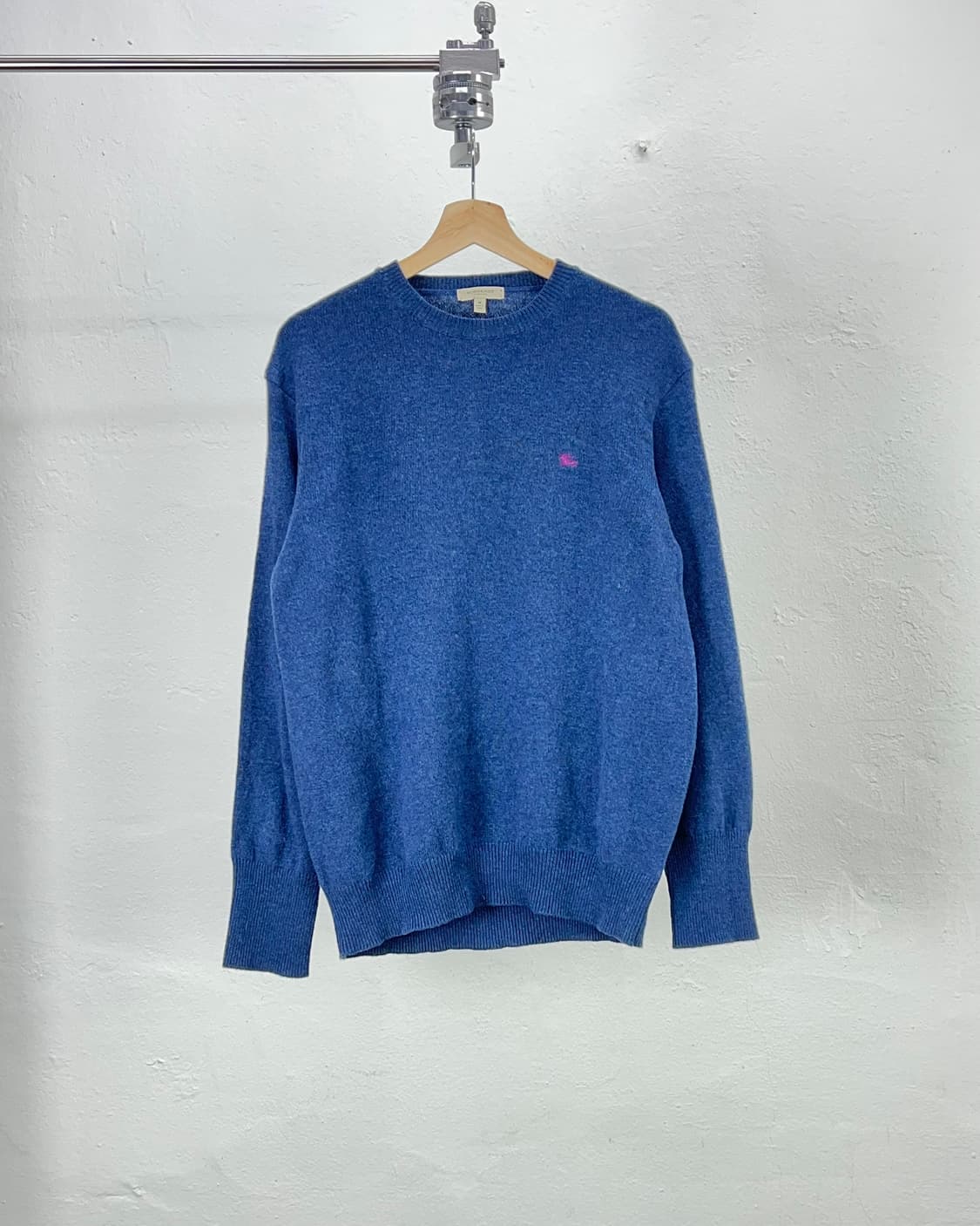 버버리 네이비 베이직 램스울 모크넥 니트 스웨터 상품이미지1