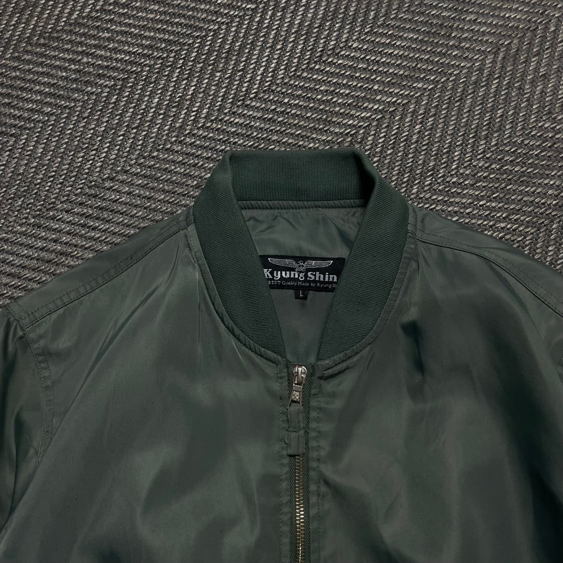 Kyung Shin MA-1 항공 점퍼 카키o 5302 상품이미지4