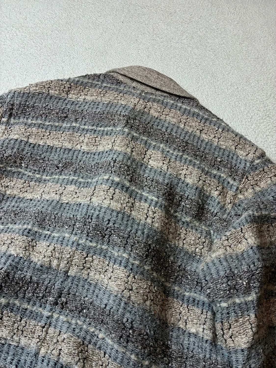 테테옴므 00's 울 혼방 부클레사 더블 코트 PN8036 상품이미지6