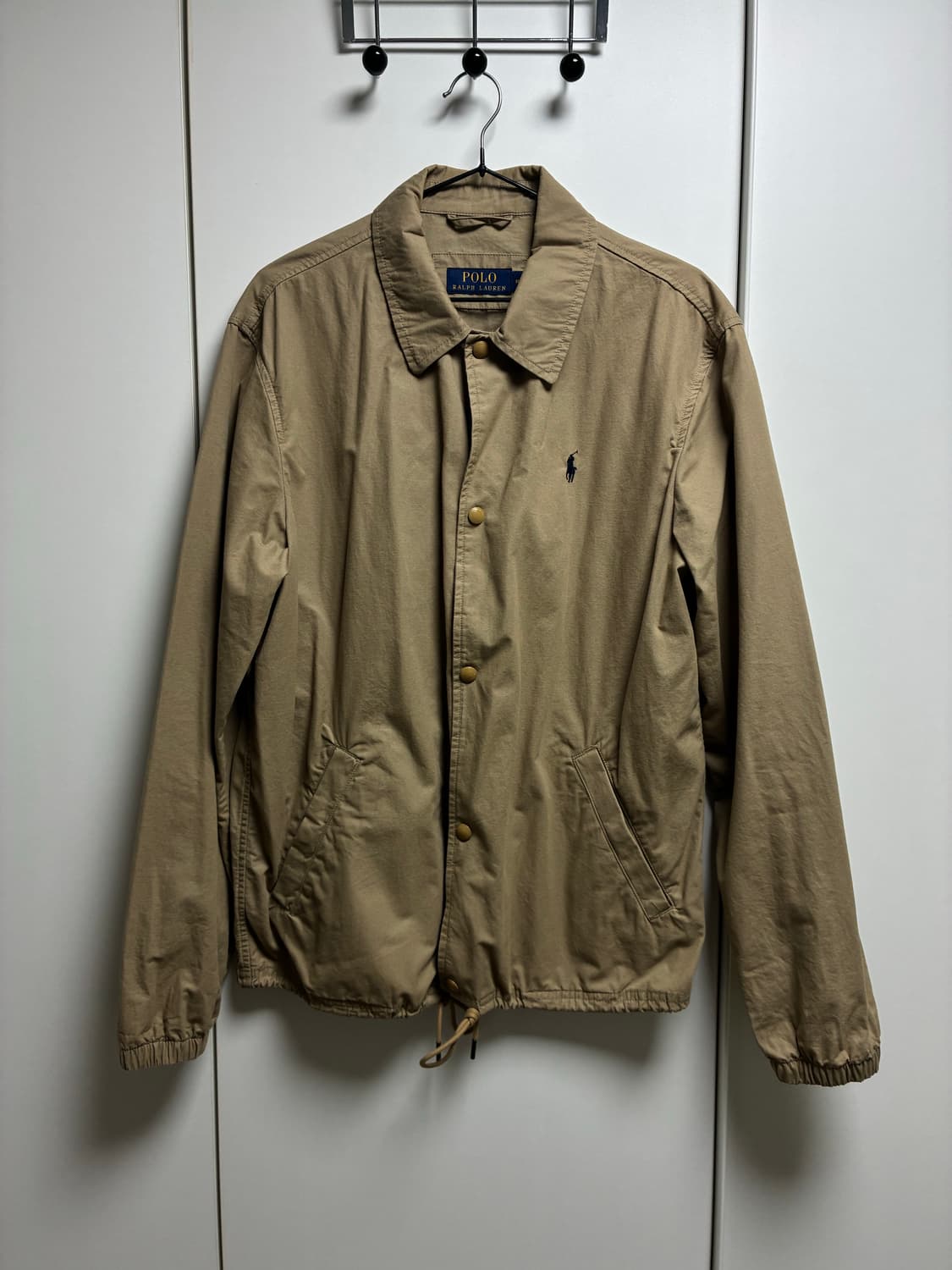폴로 포플린 코치 자켓 베이지 M 상품이미지3