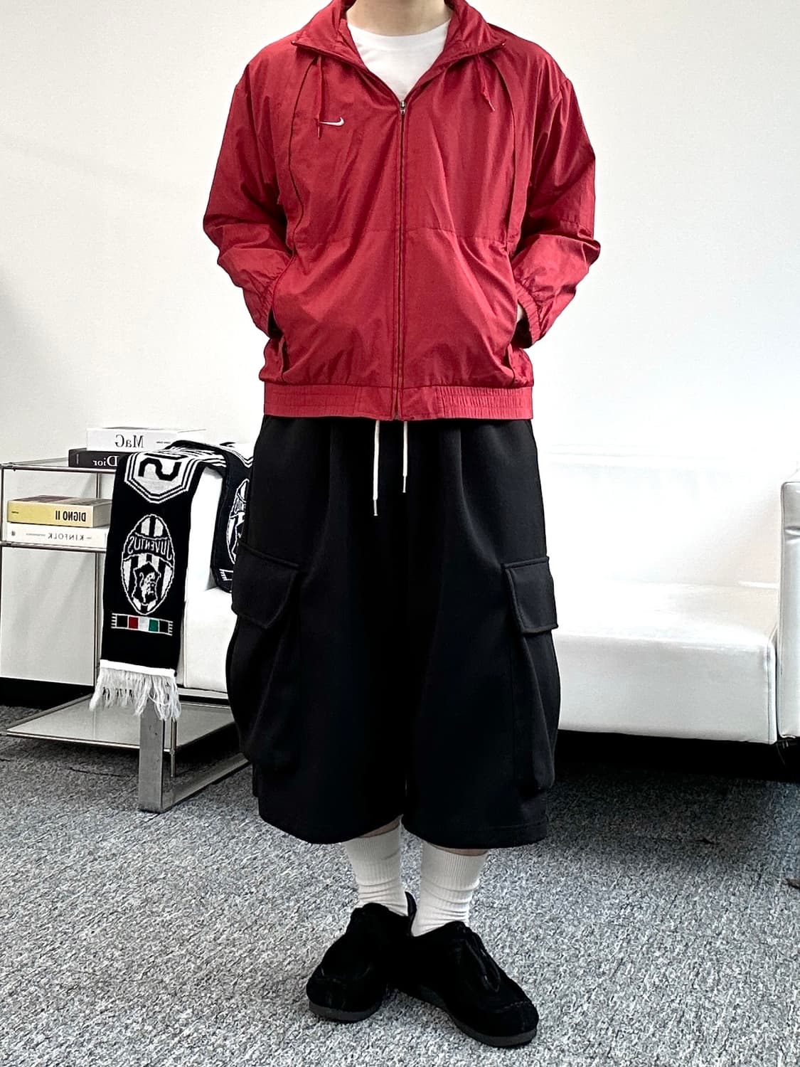 나이키 올드스쿨 스우시 바람막이 L   상품이미지4