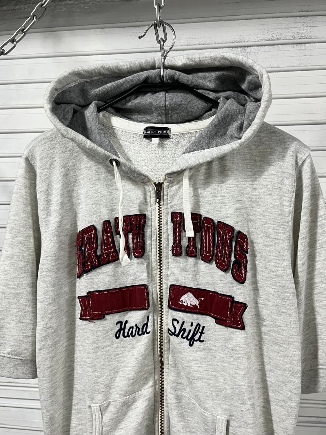 AMORE PURO half hood zip up 상품이미지4