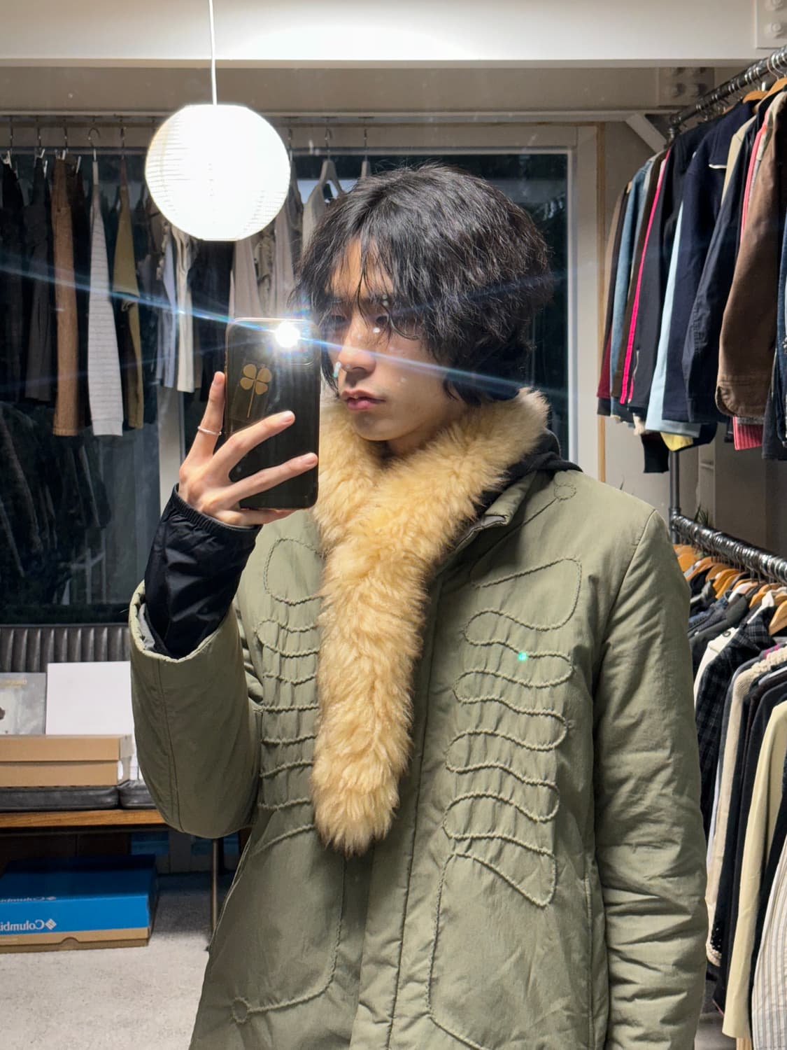 츠모리 치사토 퍼 머플러 상품이미지1