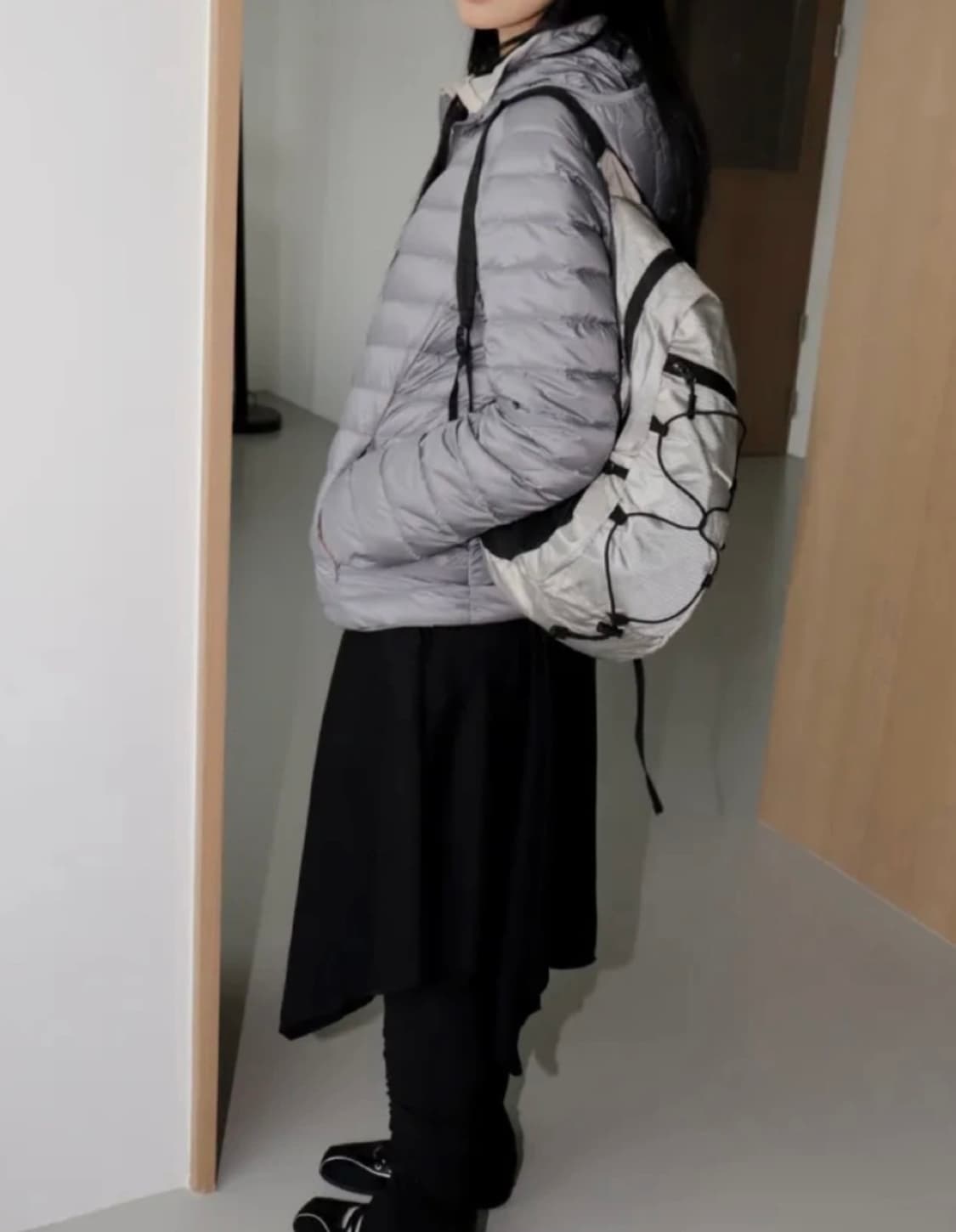 새상품) 원더원더 넥시 울트라 라이트다운 후드 경량패딩 상품이미지4