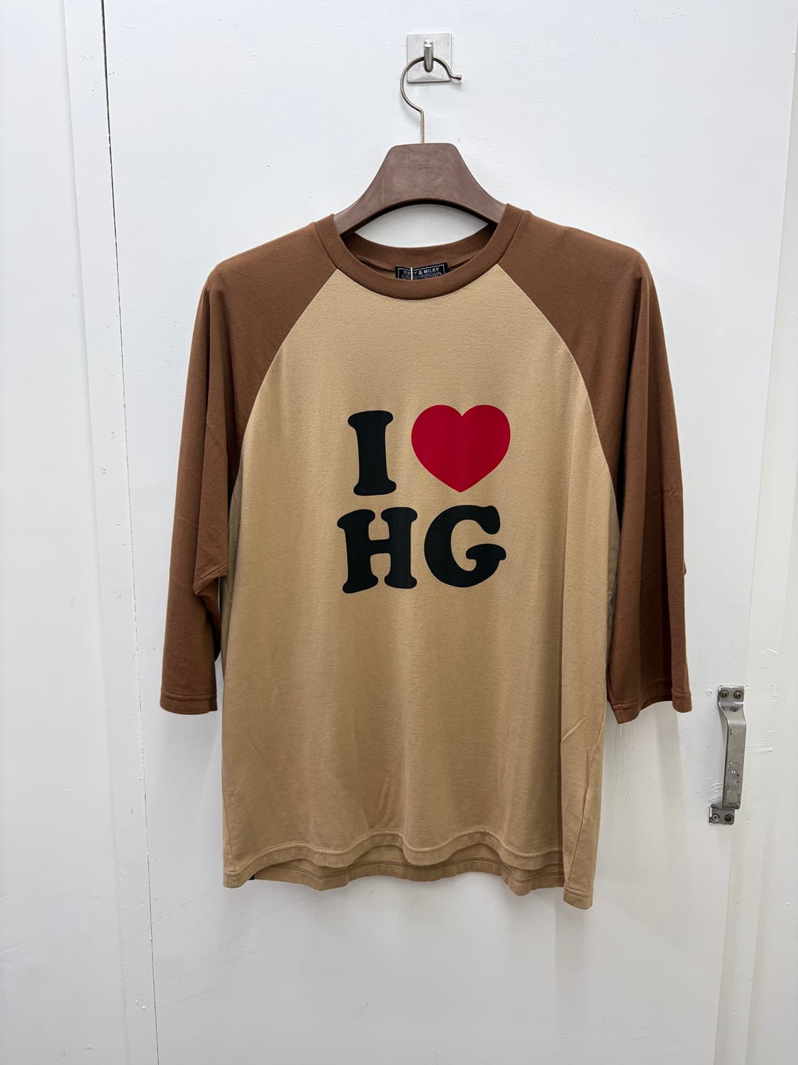 [새상품] 히스테릭 글래머 I♥️HG 래글런 7부 소매 티셔츠 상품이미지6
