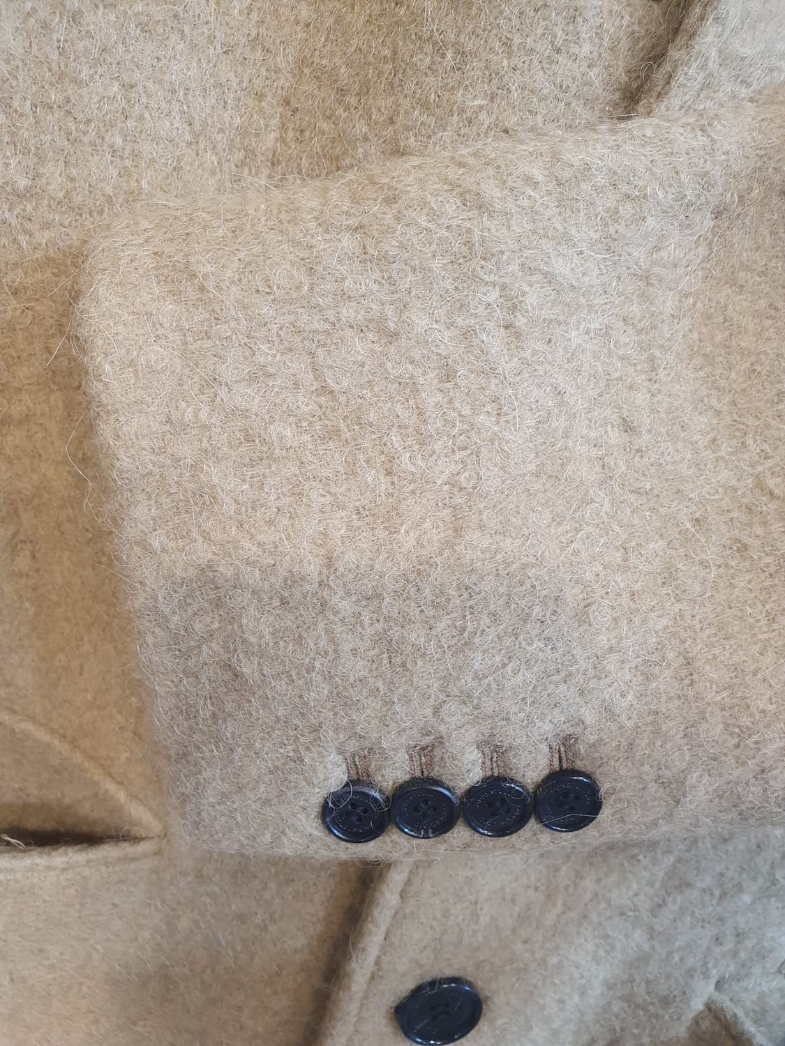 던스트 남성 캐멀색 울 코트 S 상품이미지4