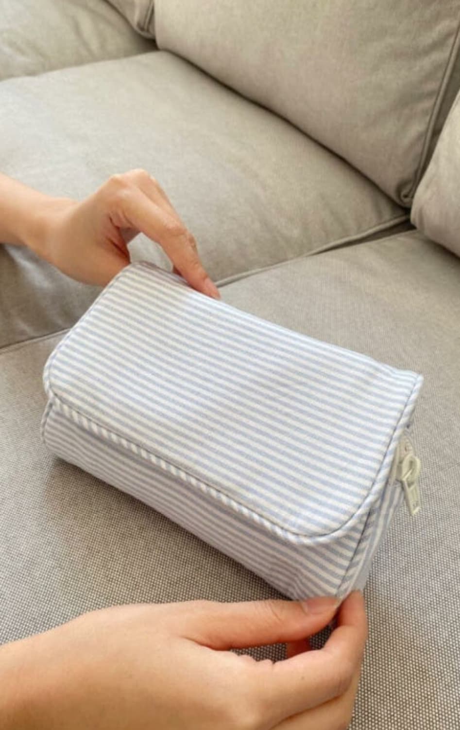 브랜디멜빌 스트라이프 메이크업 파우치 상품이미지2