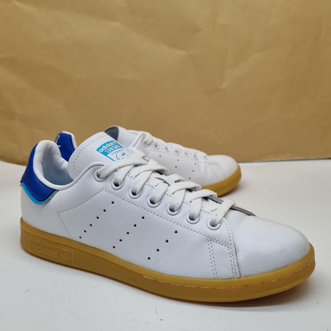 아디다스 스탠스미스 블루 스니커즈 245. 상품이미지1