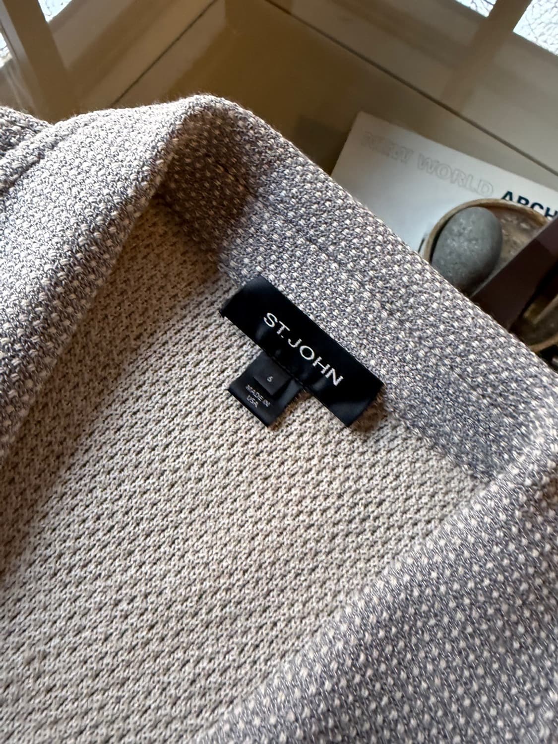 센존 트위드 자켓 55 상품이미지4