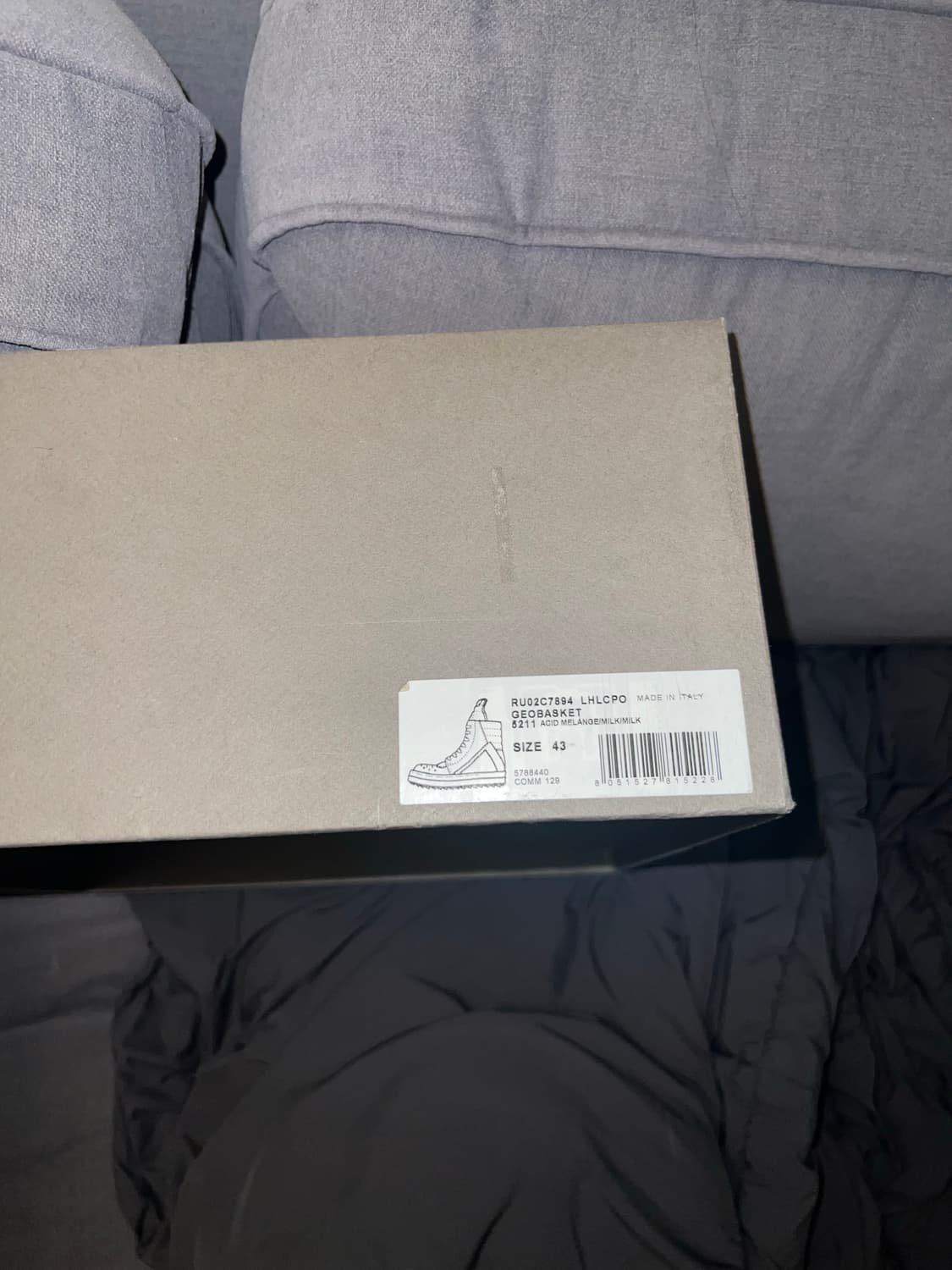 Rick Owen’s 송치 지오바스켓 43 상품이미지5