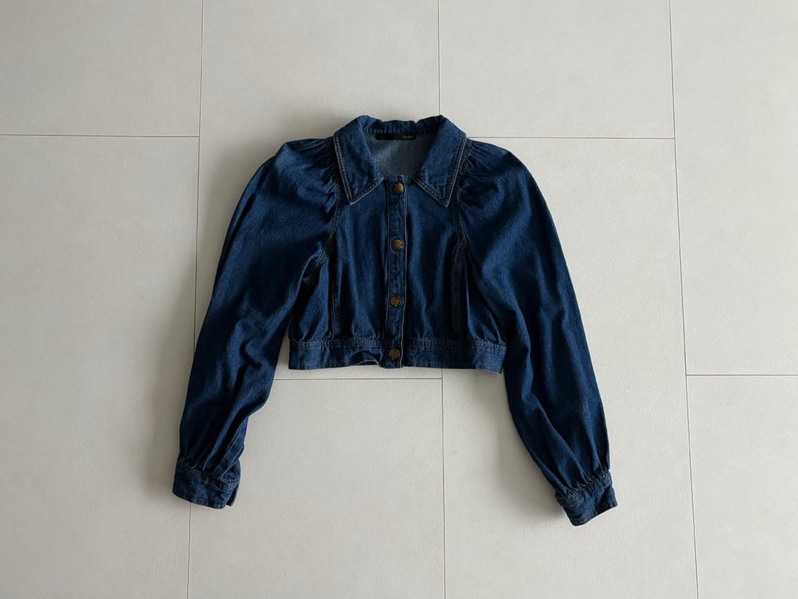 cropped denim jacket 상품이미지1