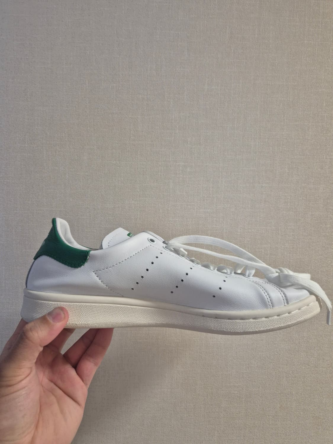 [새상품/260] 아디다스 스탠스미스 데콘 클라우드 화이트 그린 상품이미지3