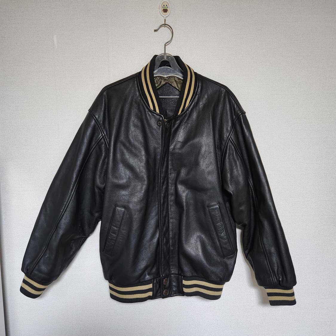 90s 브랜따노 양가죽 항공 점퍼 100 상품이미지1