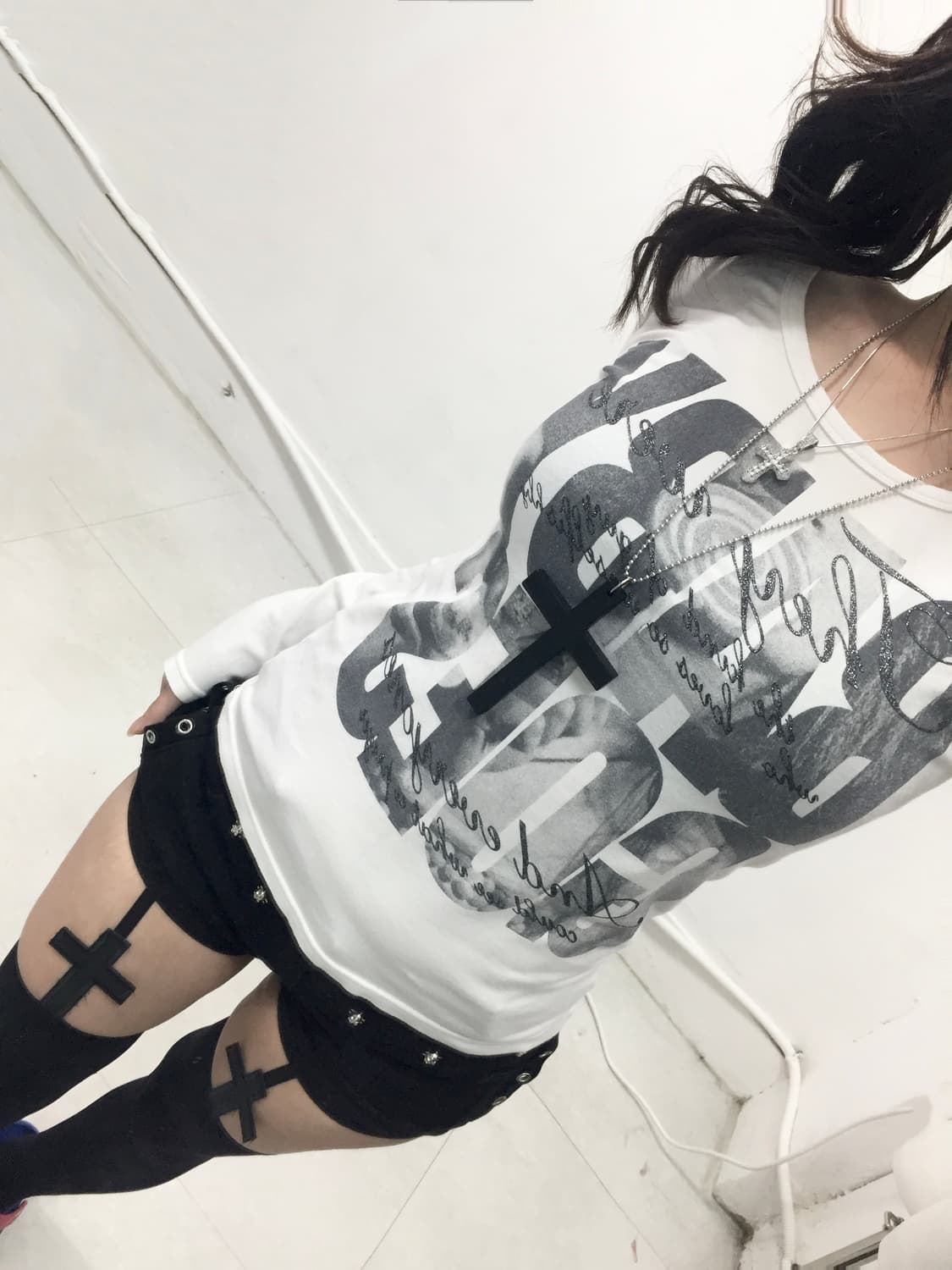 [RELACHE] 로즈 y2k 갸루 롱슬리브 상품이미지2