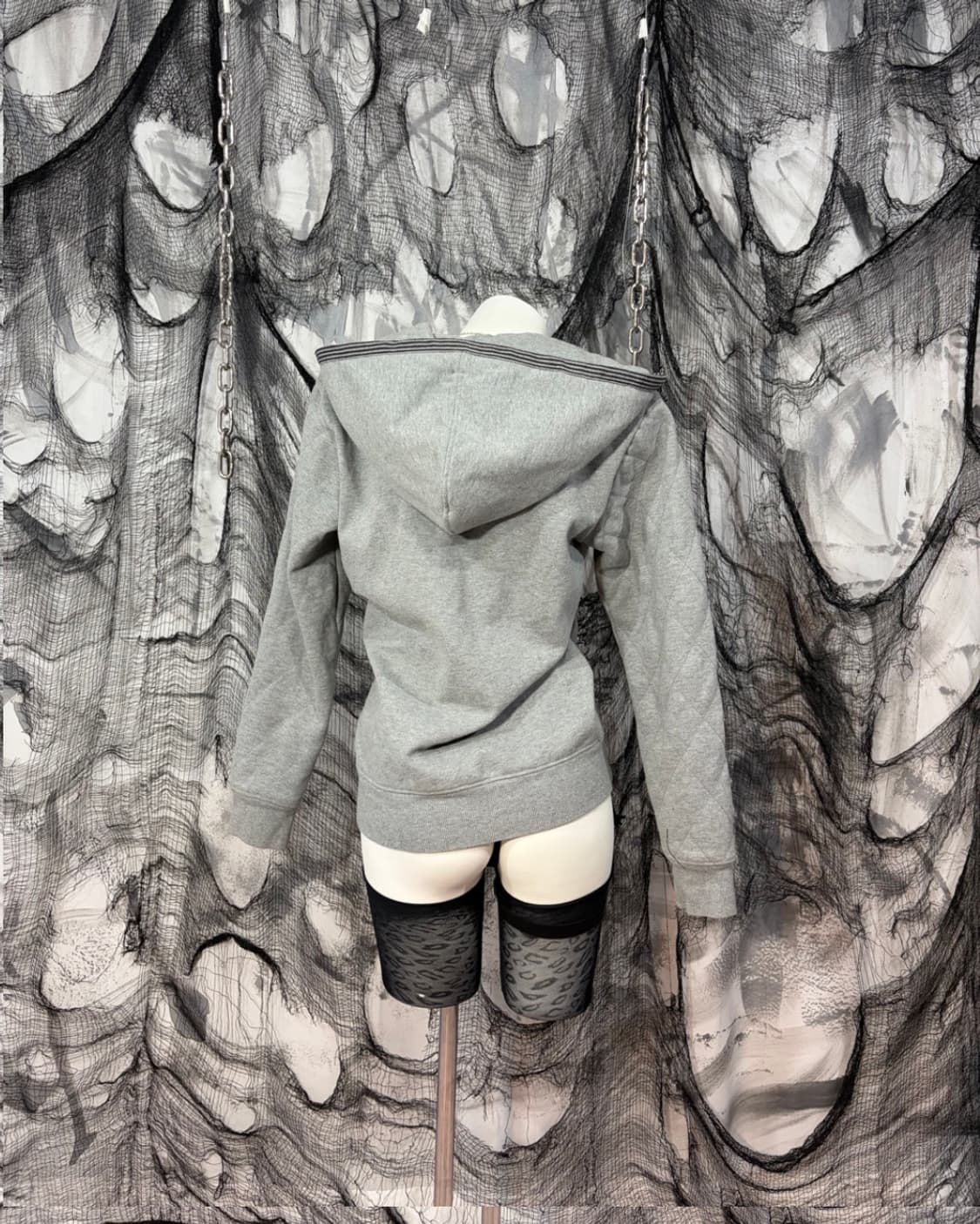 BUCKAROO gray Quilting Hoodie Zip up 상품이미지3