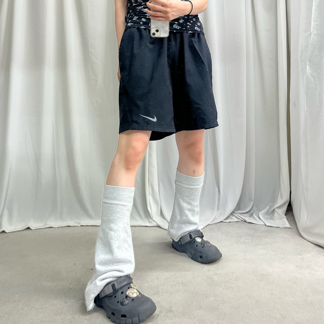 Nike black running shorts 상품이미지2