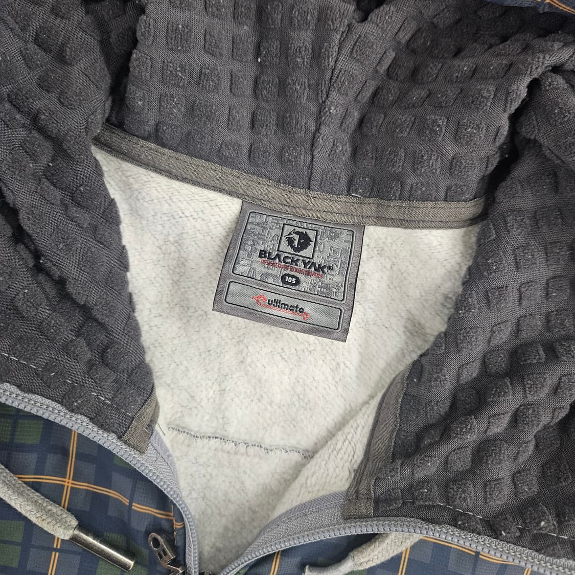 [105] 블랙야크 그레이 후드 집업1027JM1 상품이미지2