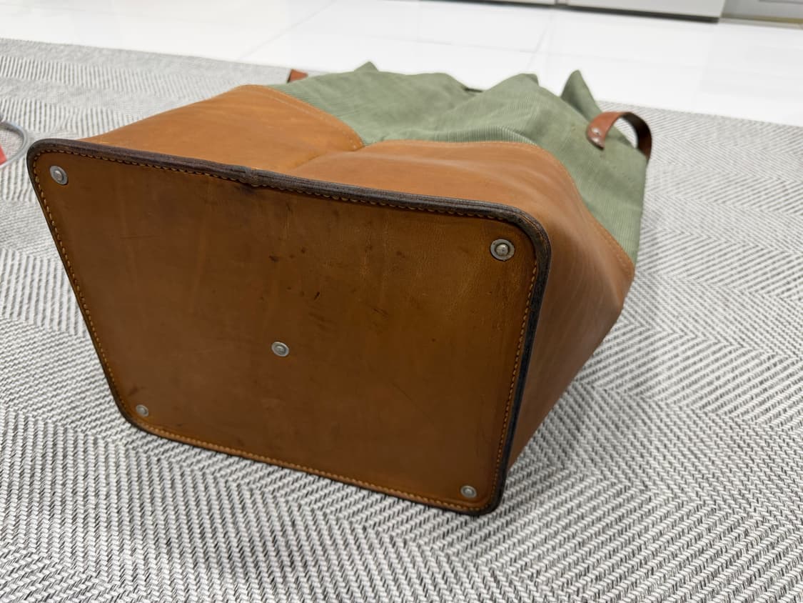 (소장용 레어) 스위스군 캔버스 가죽백 상품이미지2