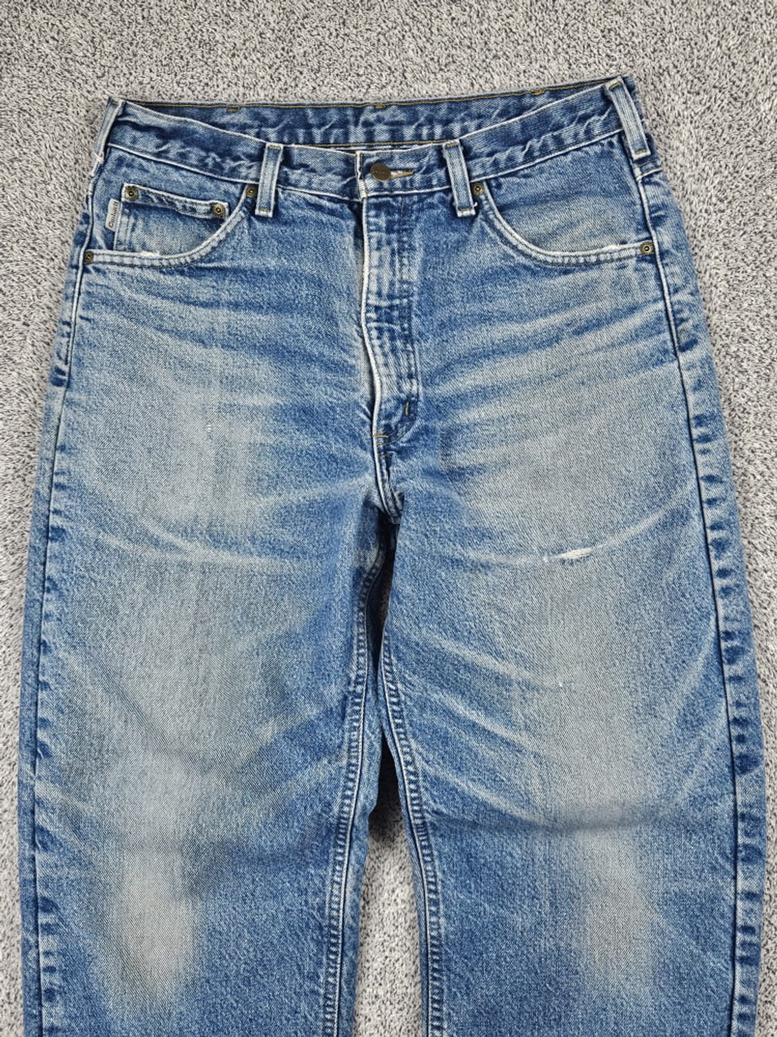 칼하트 헤비 플란넬 체크 데님 워크 팬츠 (34 X 30) / 10044 상품이미지5