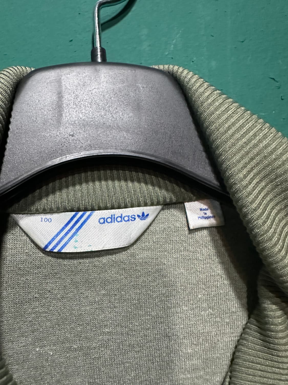 극희귀 아디다스 밀리터리 트랙탑져지 카키100 상품이미지3