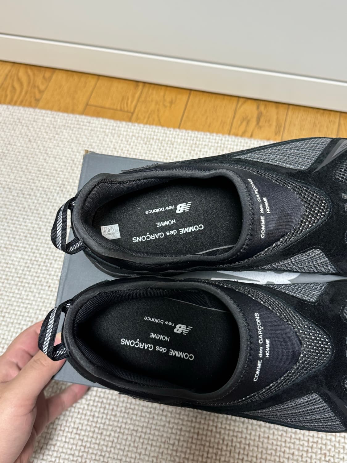 [290]뉴발란스X꼼데가르송 옴므 ML610S 블랙 상품이미지6