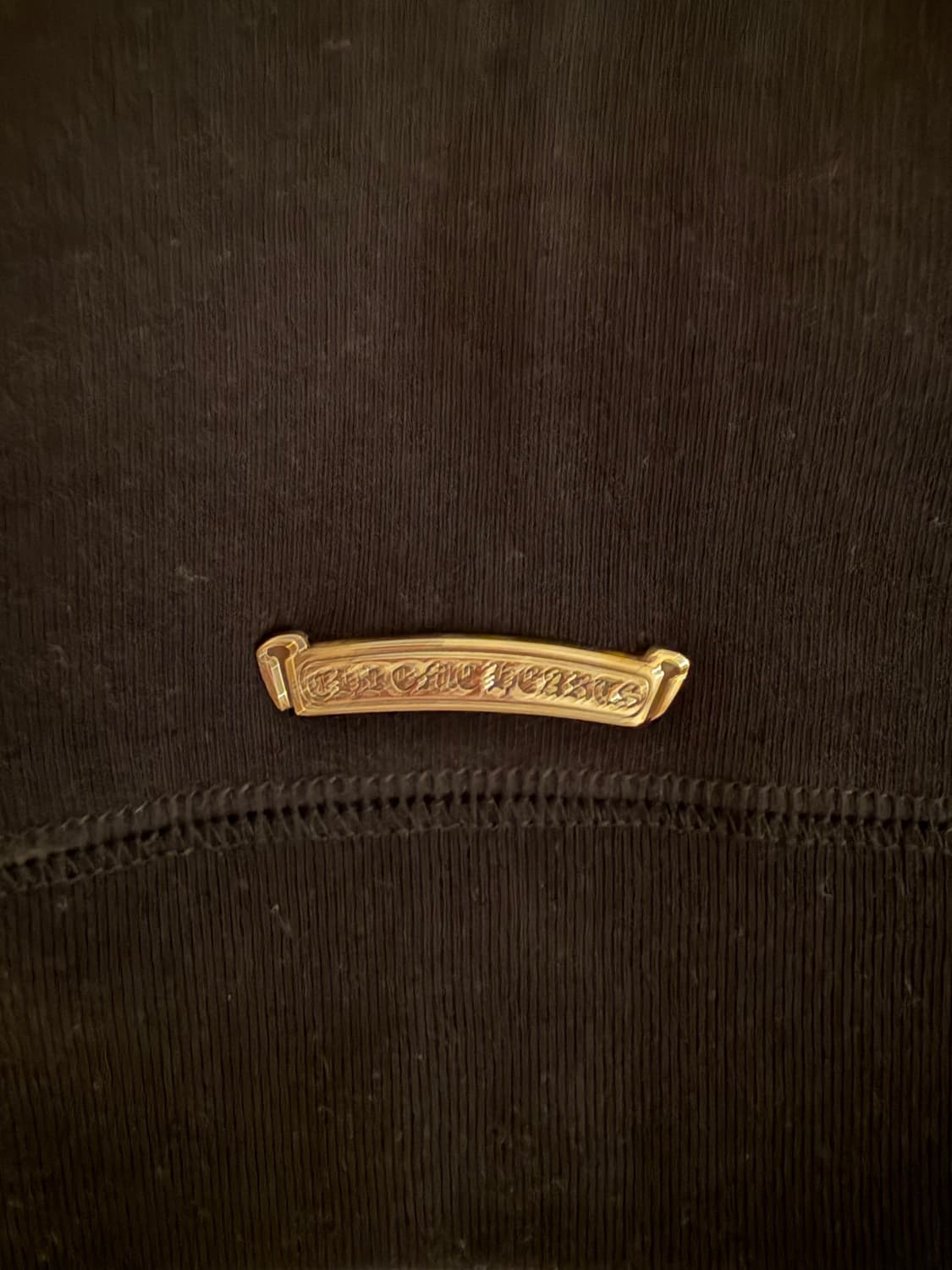 크롬하츠 세메터리 크로스 레더 후드집업 L 새상품 상품이미지4