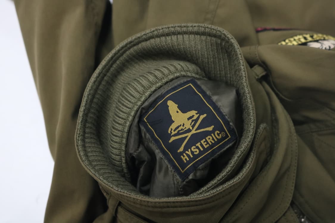  히스테릭글래머 하이넥 밀리터리 야상 상품이미지8