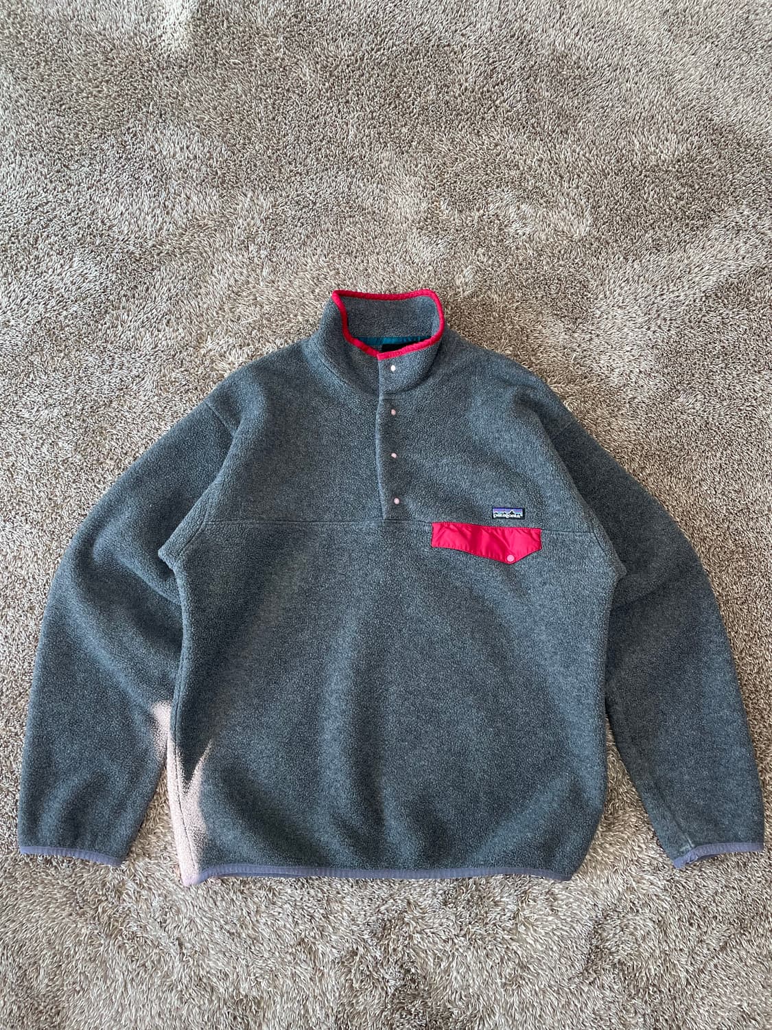 90s Patagonia synchilla 빈티지 신칠라 네이비 상품이미지1