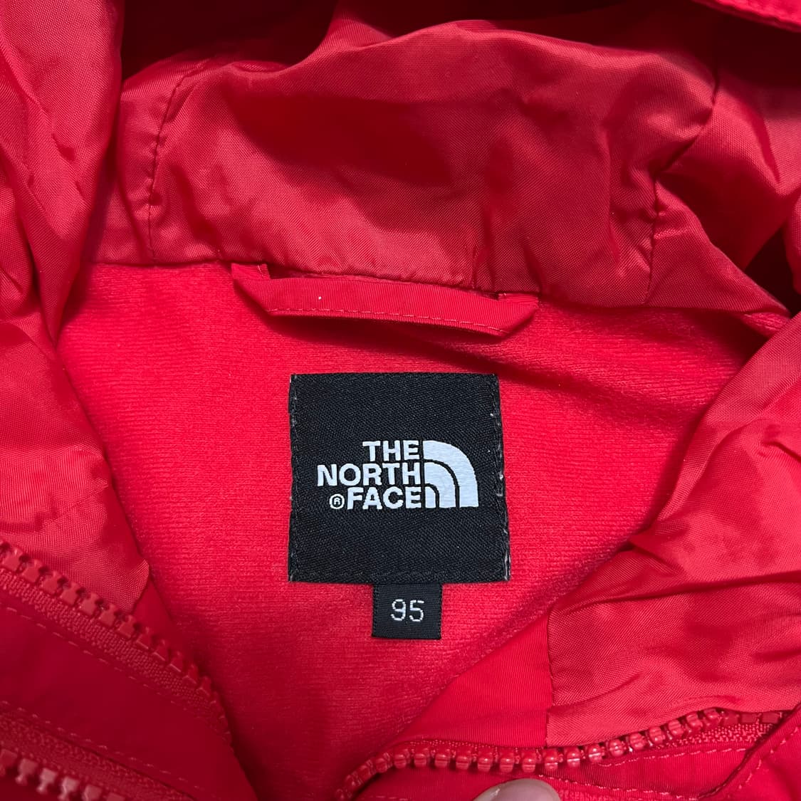 노스페이스 여성 하이벤트 로고 자수 바람막이 자켓 [레드] XL/95 상품이미지6