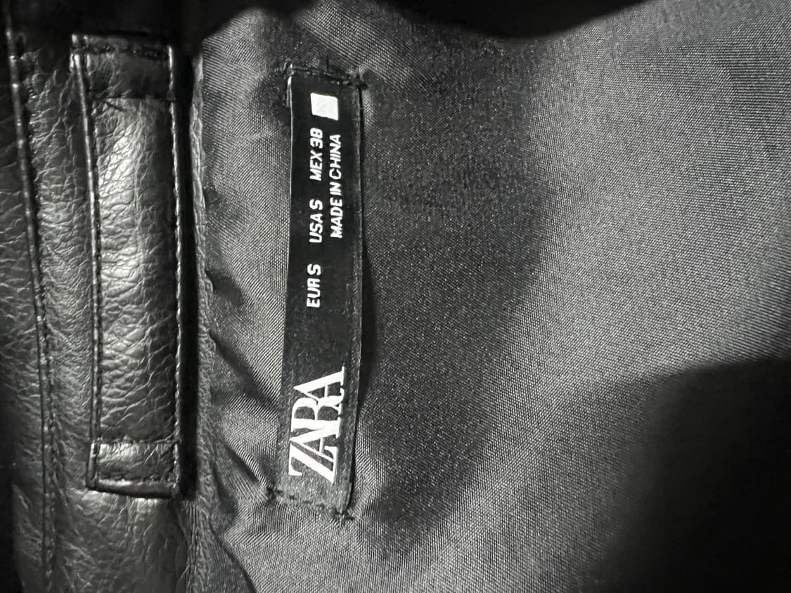 자라 레더자켓 상품이미지3