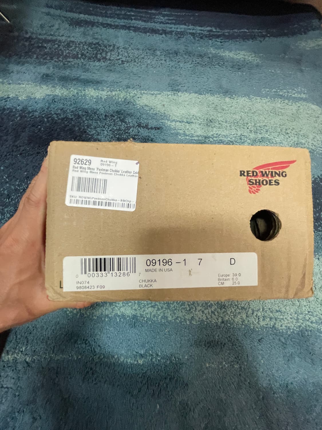 레드윙 포스트맨 처카부츠 7D 상품이미지5