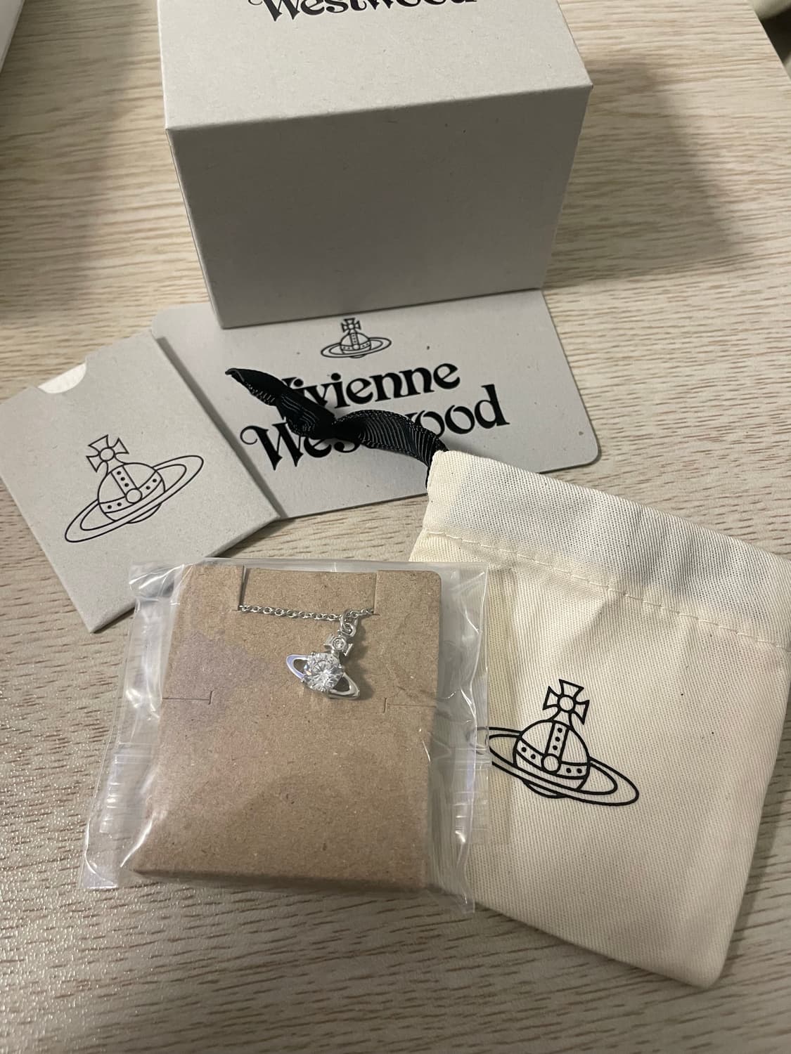비비안 웨스트우드 레이나 팬던트 실버 새상품 상품이미지1
