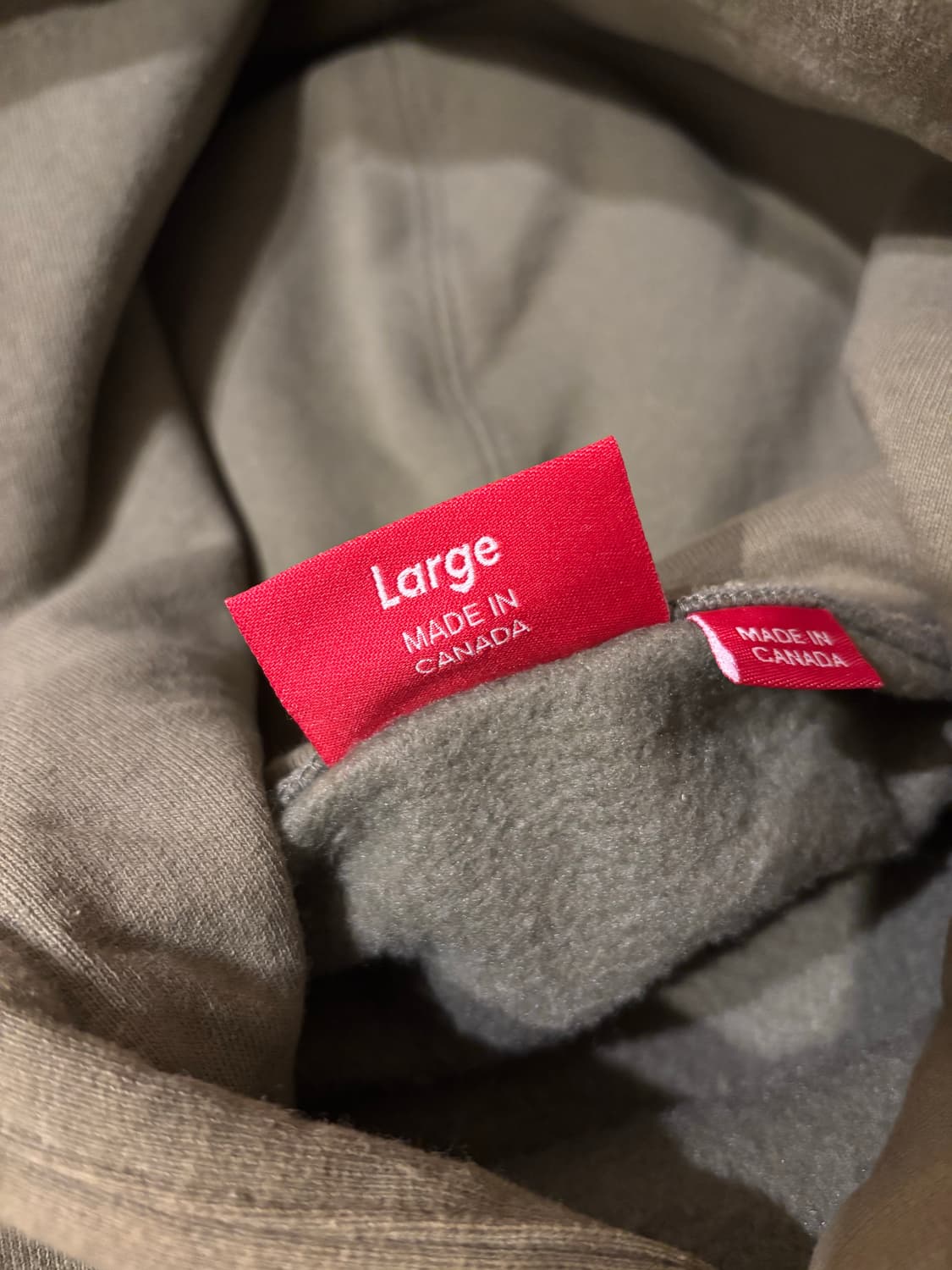 22FW 슈프림 언더라인 후드 스웻셔츠 라이트 올리브 상품이미지7