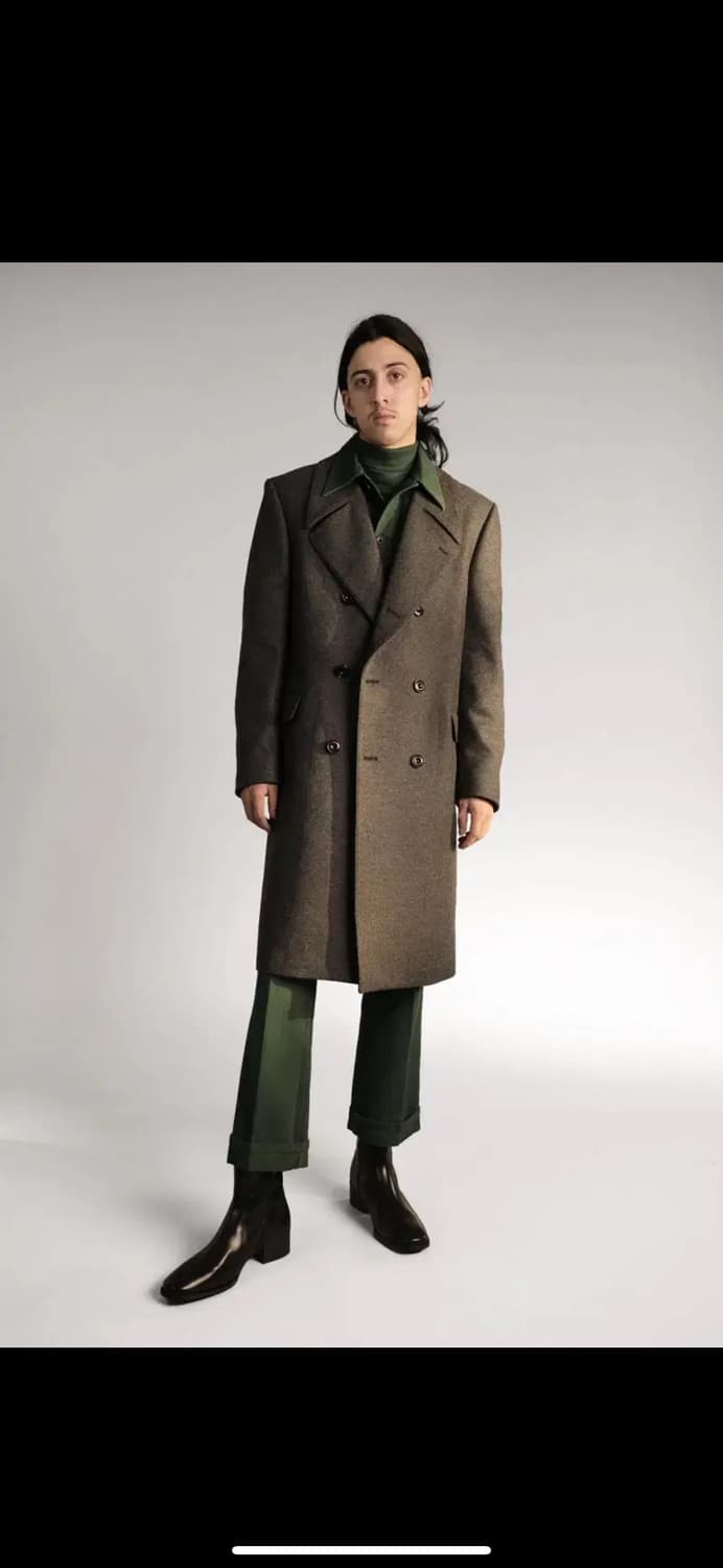르메르 19FW 더블 브레스티드 울 코트 그레이 50사이즈 상품이미지1