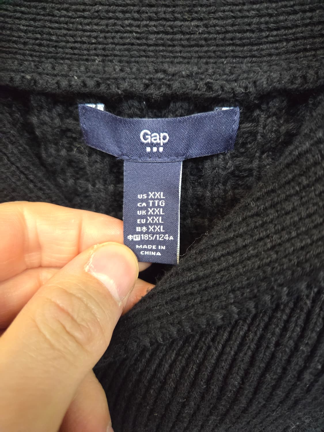 갭 gap 숄카라 니트 xxl xxxl 상품이미지3